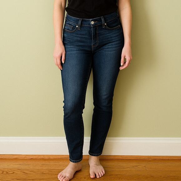 LOFT Modern Skinny Side Stripe Jeans - Picture 1 of 9